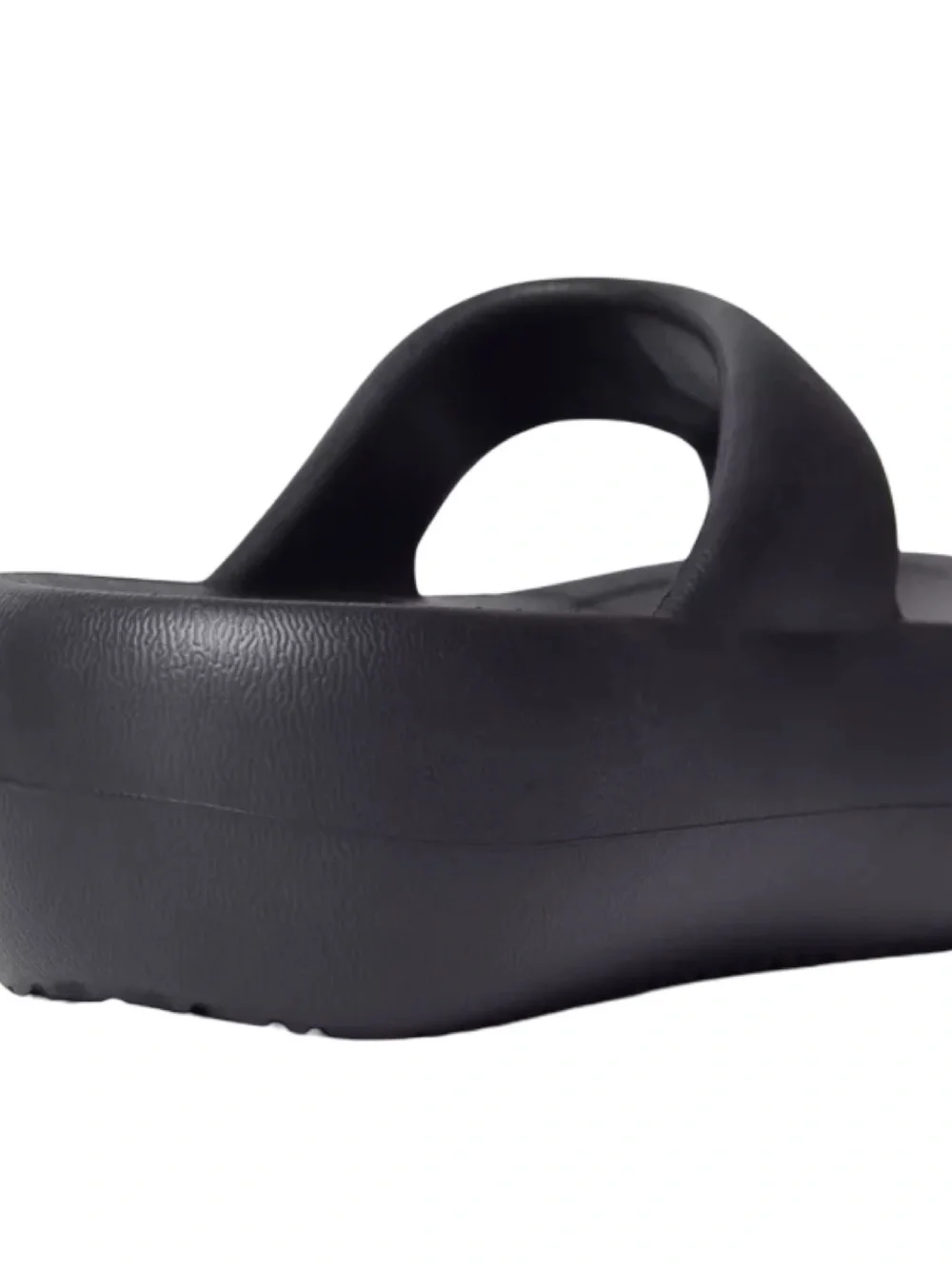 Jeffrey Campbell Chillaxin Black Platform Sandal 8 EUC